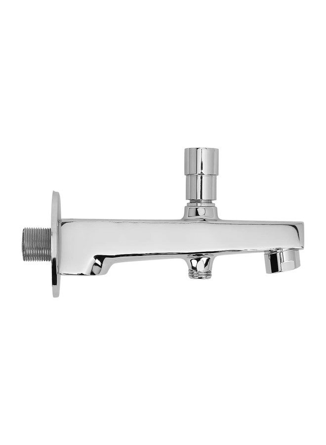 Hindware Italian Collection F360010CP Element Bath Spout with Tip Ton (Water Diverter to Hand Shower), Brass with Chrome Finish - Image 3